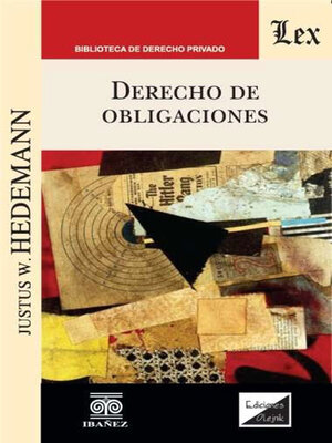 cover image of Derecho de obligaciones